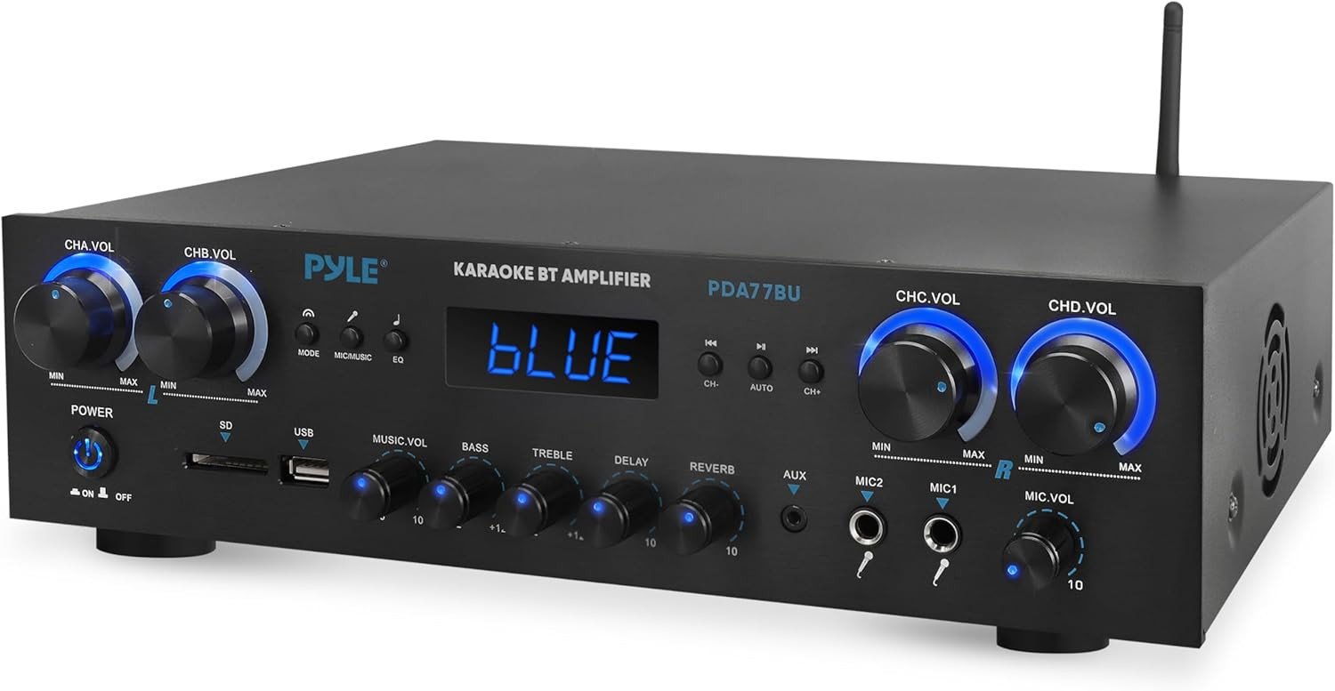 Pyle Bluetooth Home Audio Theater Amplifier