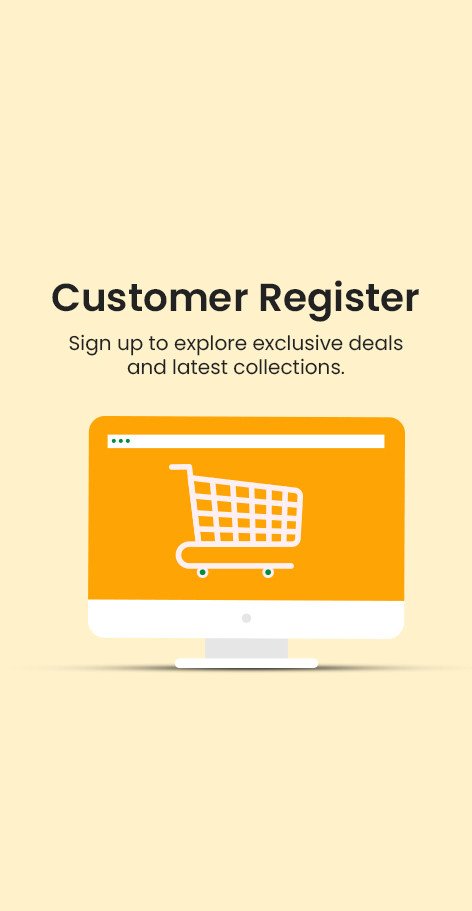 Customer Register Page Image