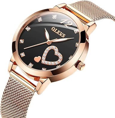 OLEVS Rose Gold Watch for Women