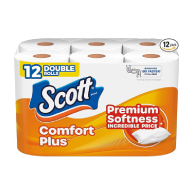 Toilet Paper, 12 Double Rolls